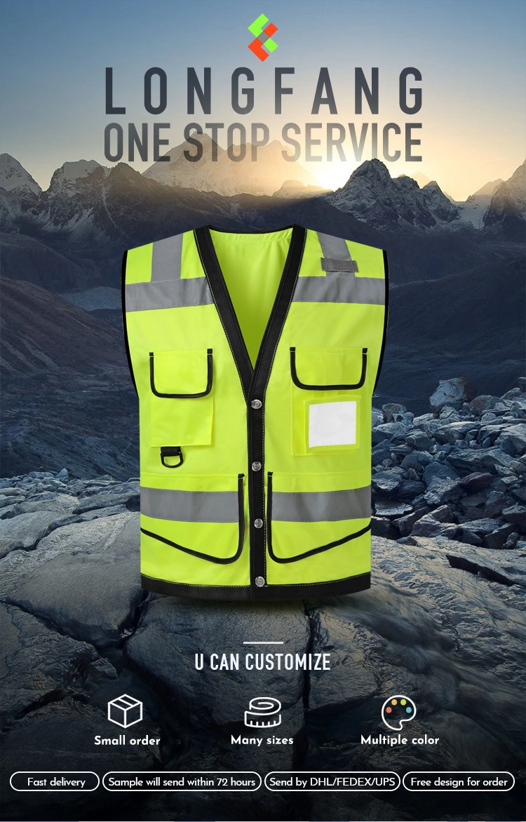 Amazon&prime; S New Multi-Function Night Riding Running Surveyor Safety Reflective Vest