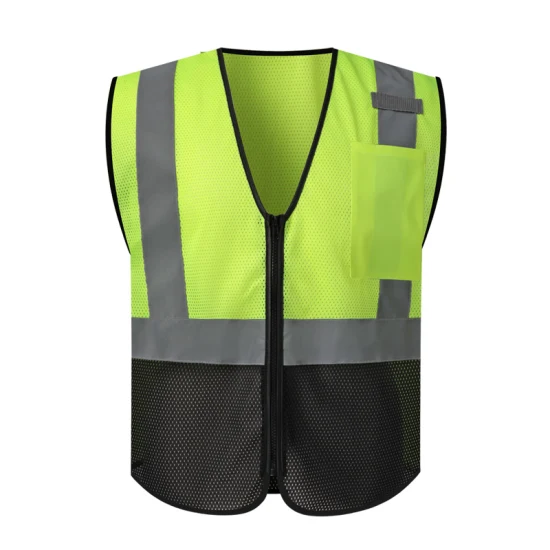 Wildness Retro-Reflective Mesh Safety Vest with Pockets