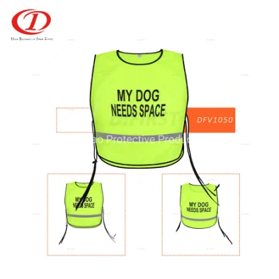 Dog Safety Vest with Reflective Tape and Polyester Tape